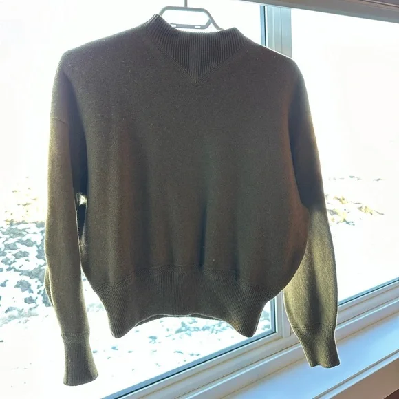 Isabel Marant Étoile mock neck olive sweater NWOT XS - Picture 3 of 9